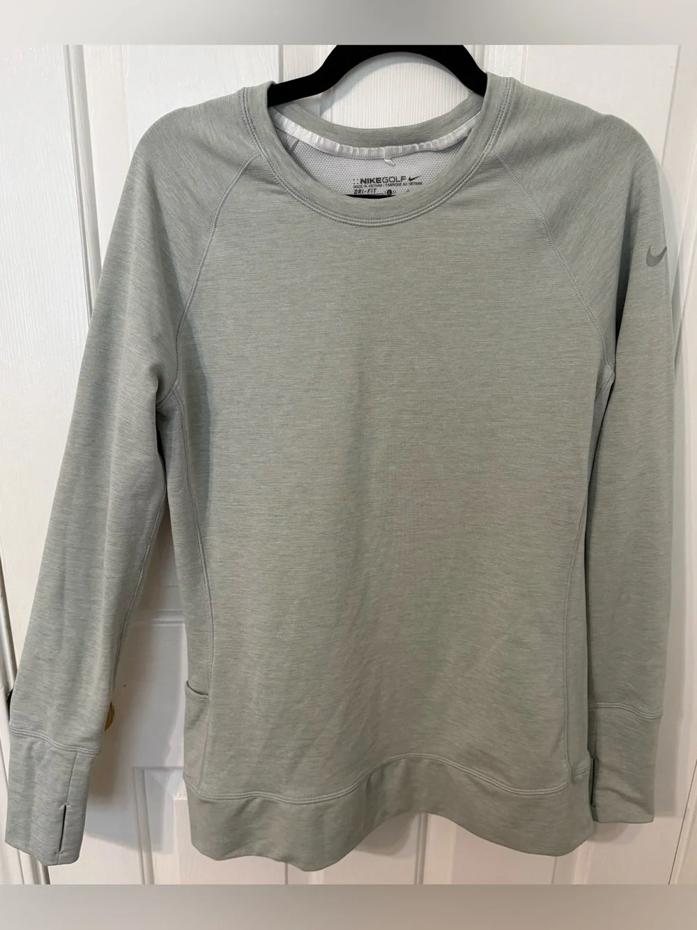 Nike Golf Dri-FIT Women’s Large Gray Long Sleeve Performance Top